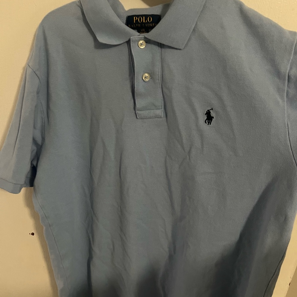 Polo by Ralph Lauren Men's Sky Blue Polo Shirt
